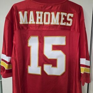 Red Football Jersey with Number 15